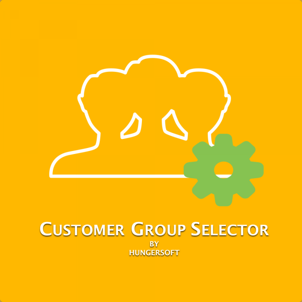 Customer group selector