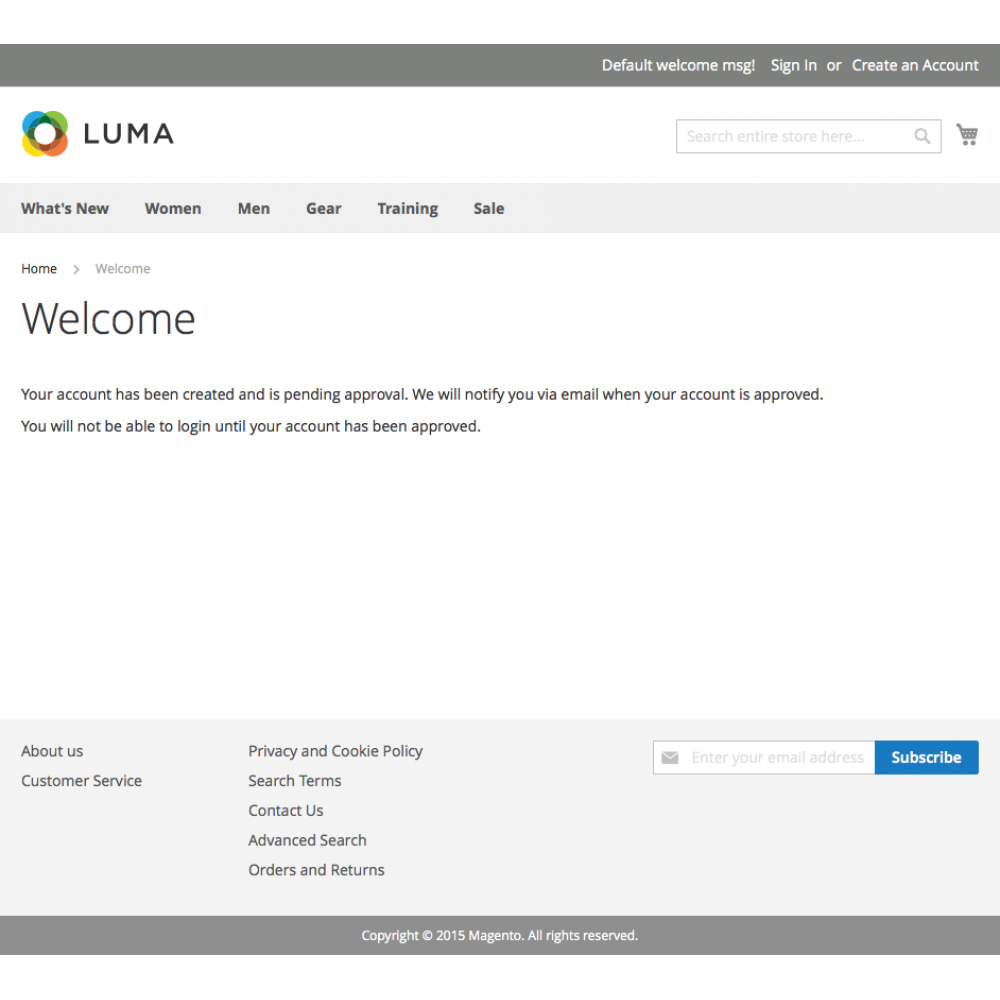 Magento 2 Customer Approval Extension