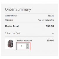 One Step Checkout - Review Order - Edit Quantity - Magento 2
