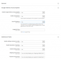 One step checkout for Magento 2 settings