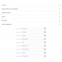 One step checkout for Magento 2 settings